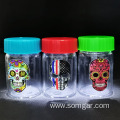 BG722201 Storage Glass Bottle LED Light Cigarette Grinder